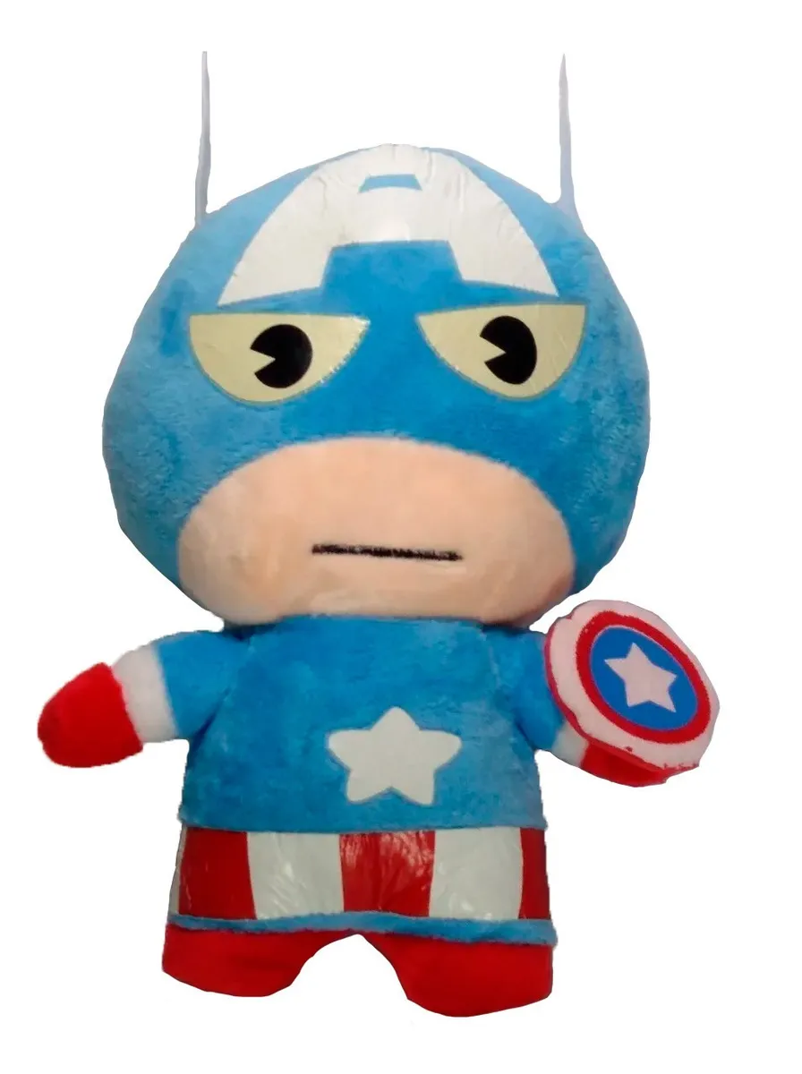 Joy Toy Peluche Di Capitan America, 25 Cm, Morbido E Abbracciabile, 100% Poliestere, Per Bambini Dai 3 Anni In Su