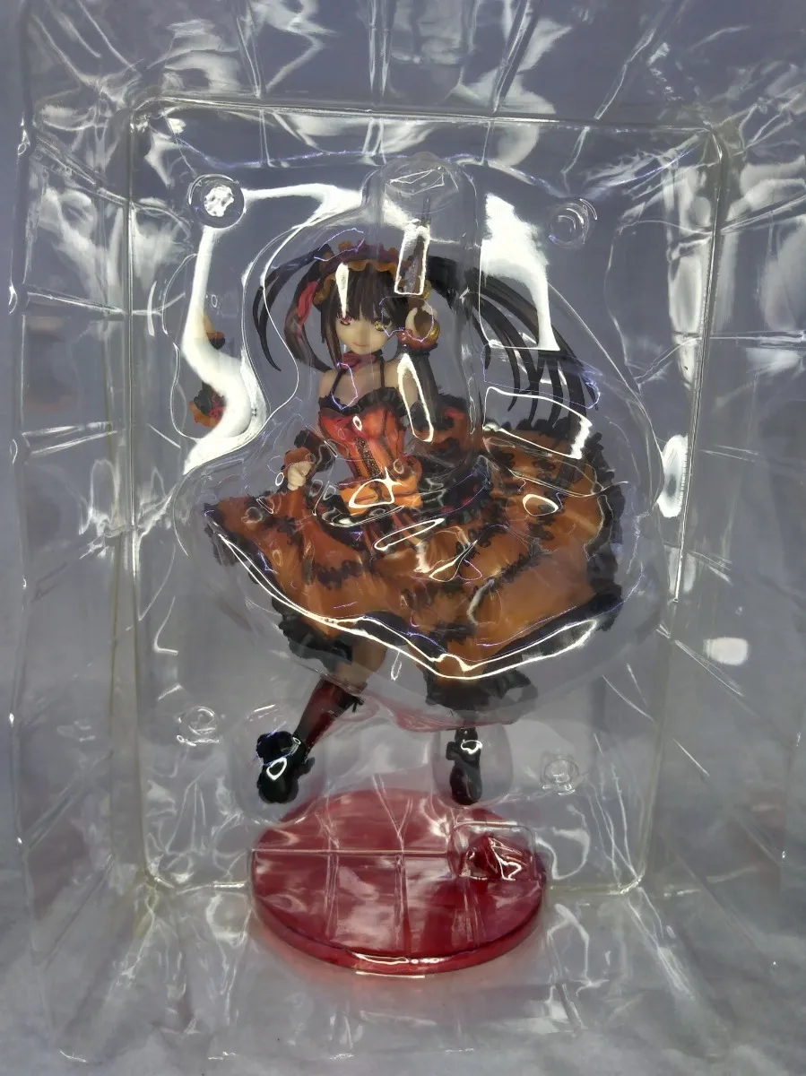 Figura de anime Waifu Tokisaki Kurumi 1/7 [Date A Live] Pijama de oreja de gato VER. cifras coleccionables de 24,5 cm en caja de personajes de dibujos animados de chicas calientes expuestas