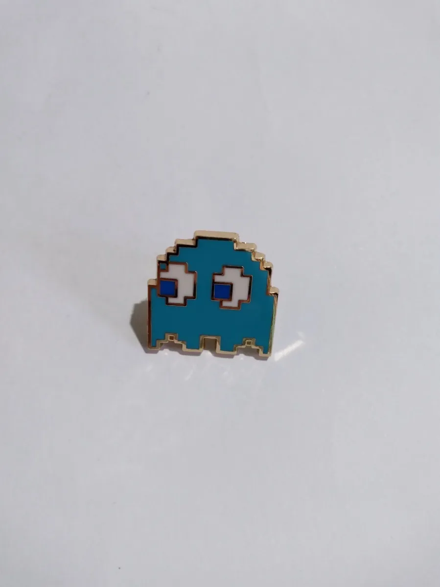 Packman Pin Pacman Pin Broche Metálico X 4 - Clyde - Inky - Blinky - Pacman - Oni ...