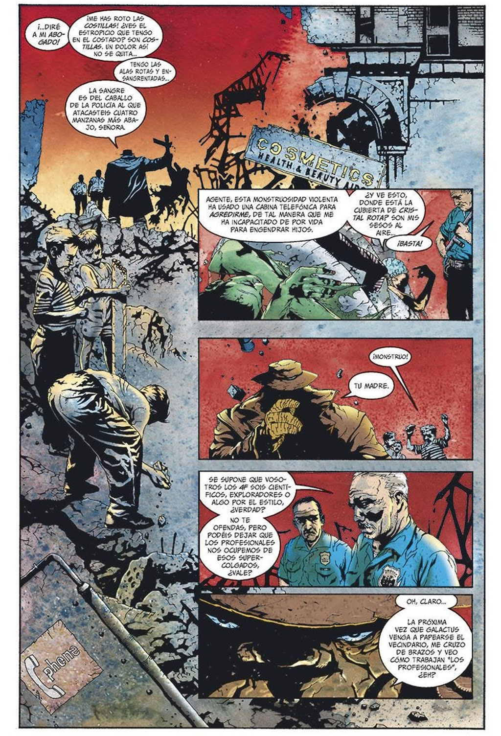 Los 4 Fantásticos 1 2 3 4 Comic Tapa Dura Panini Español - Imagen 5