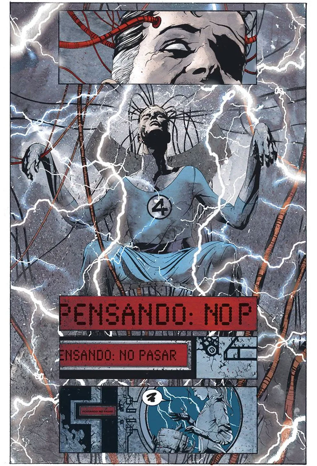 Los 4 Fantásticos 1 2 3 4 Comic Tapa Dura Panini Español - Imagen 7