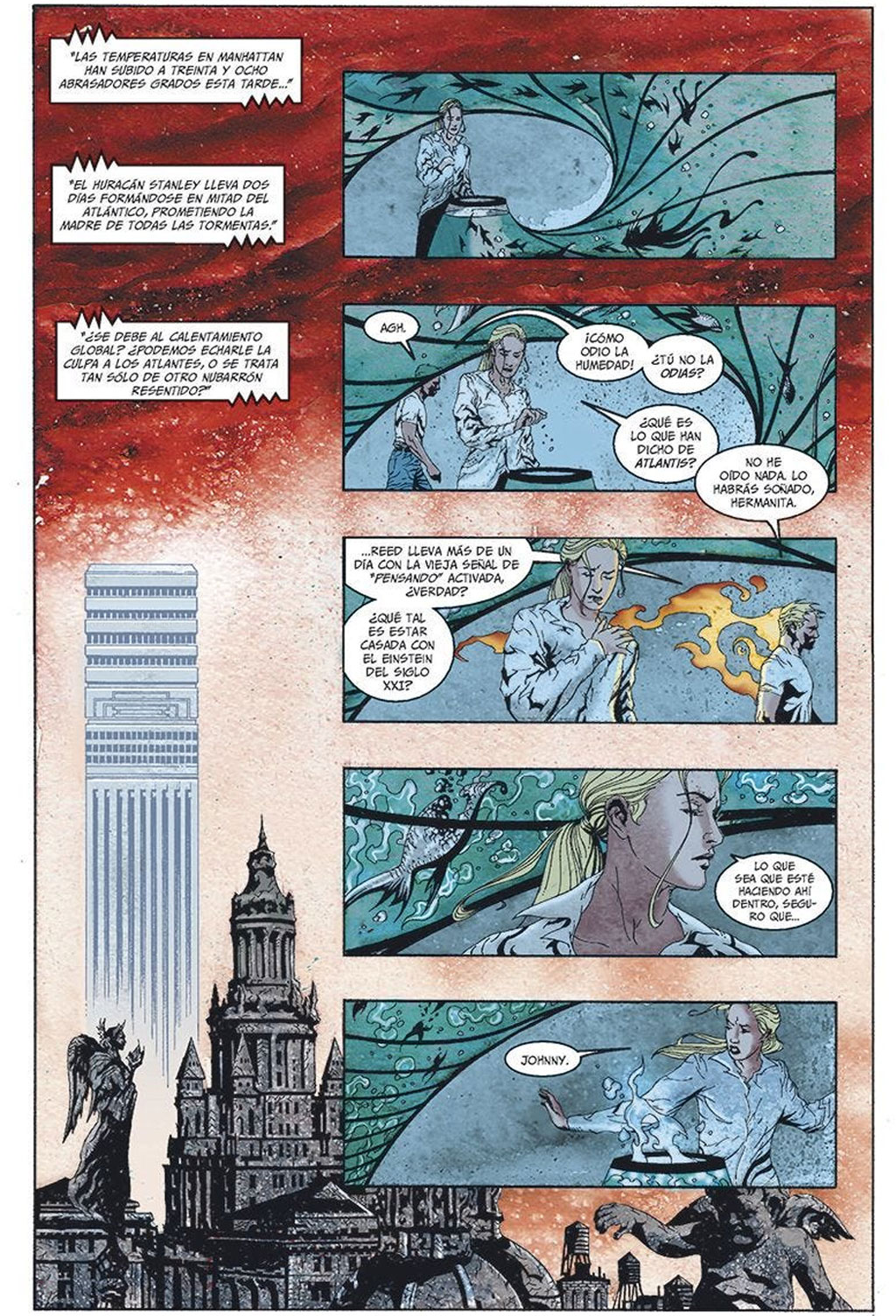 Los 4 Fantásticos 1 2 3 4 Comic Tapa Dura Panini Español - Imagen 8