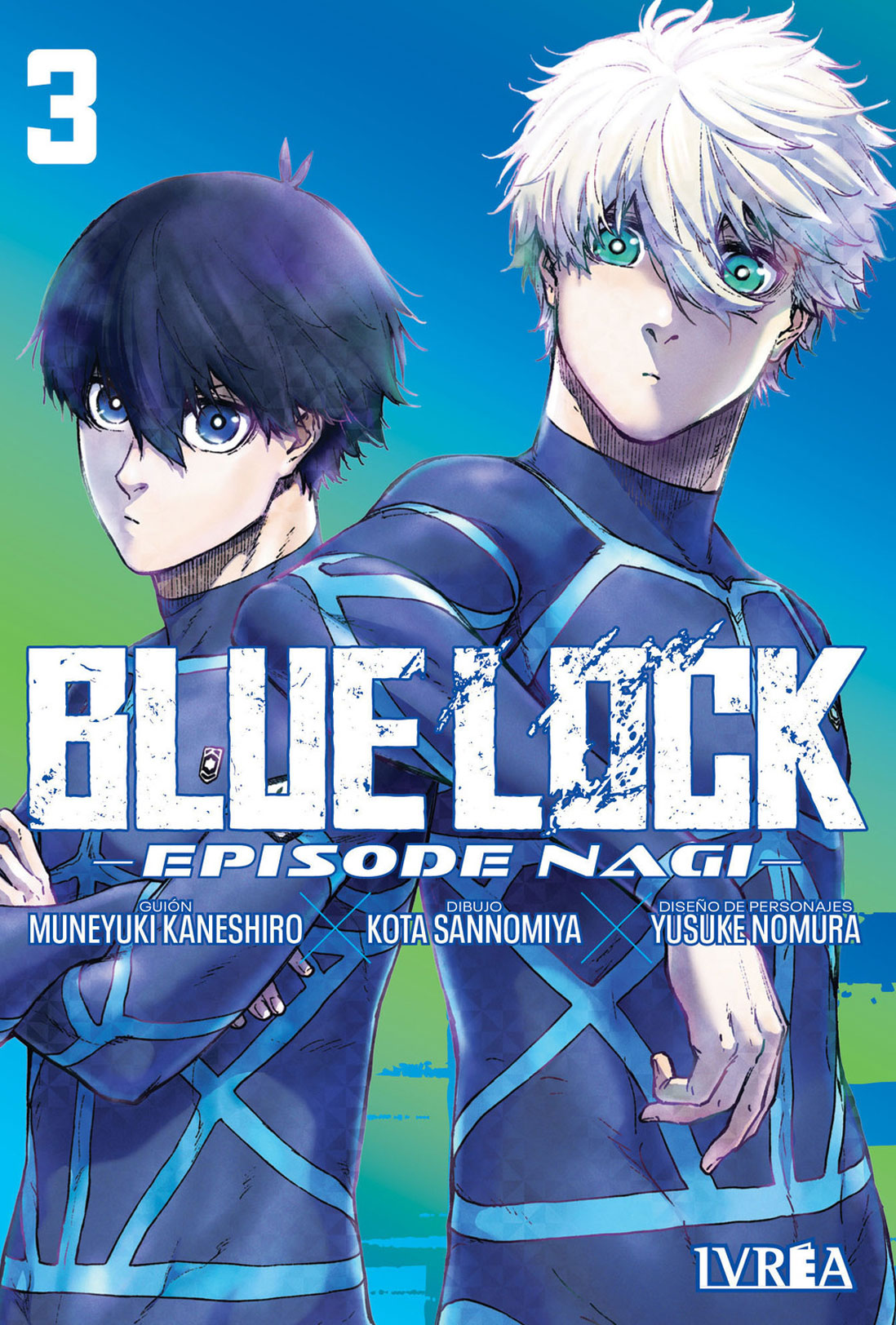Blue Lock Episode Nagi Manga Tomo 03 Ivrea Español