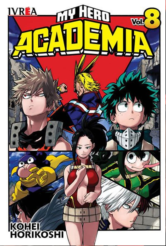 My Hero Academia Manga Tomo 08 Ivrea Español