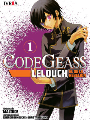 Code Geass Lelouch El de la Rebelión Tomo 01 Manga Original Español Ivrea