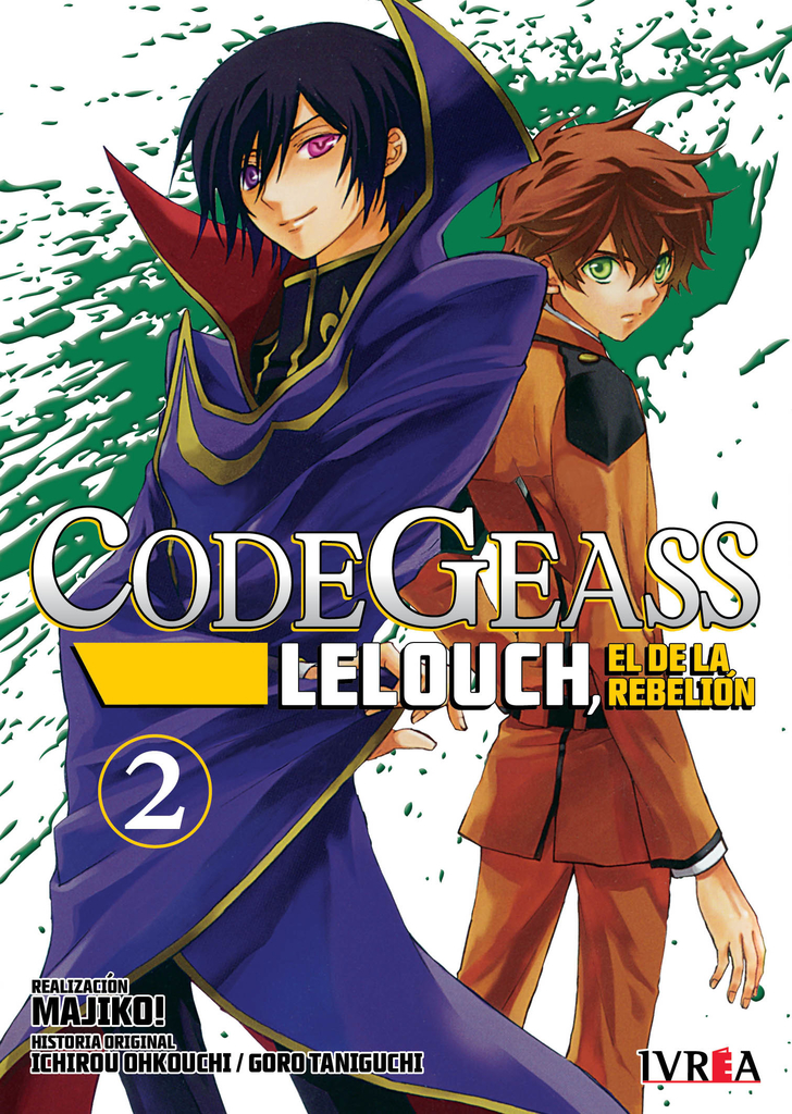 Code Geass Lelouch El de la Rebelión Tomo 02 Manga Español Ivrea