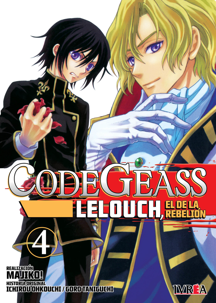 Code Geass Lelouch El de la Rebelión Tomo 04 Manga Original Español Ivrea