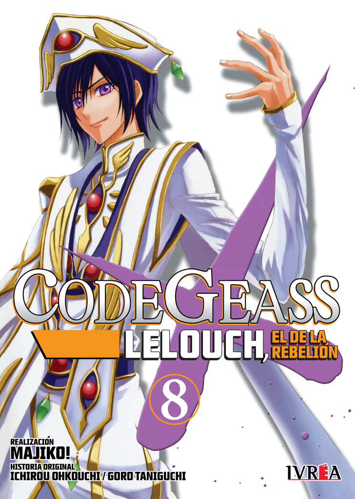 Code Geass Lelouch El de la Rebelión Tomo 08 Manga Original Español Ivrea