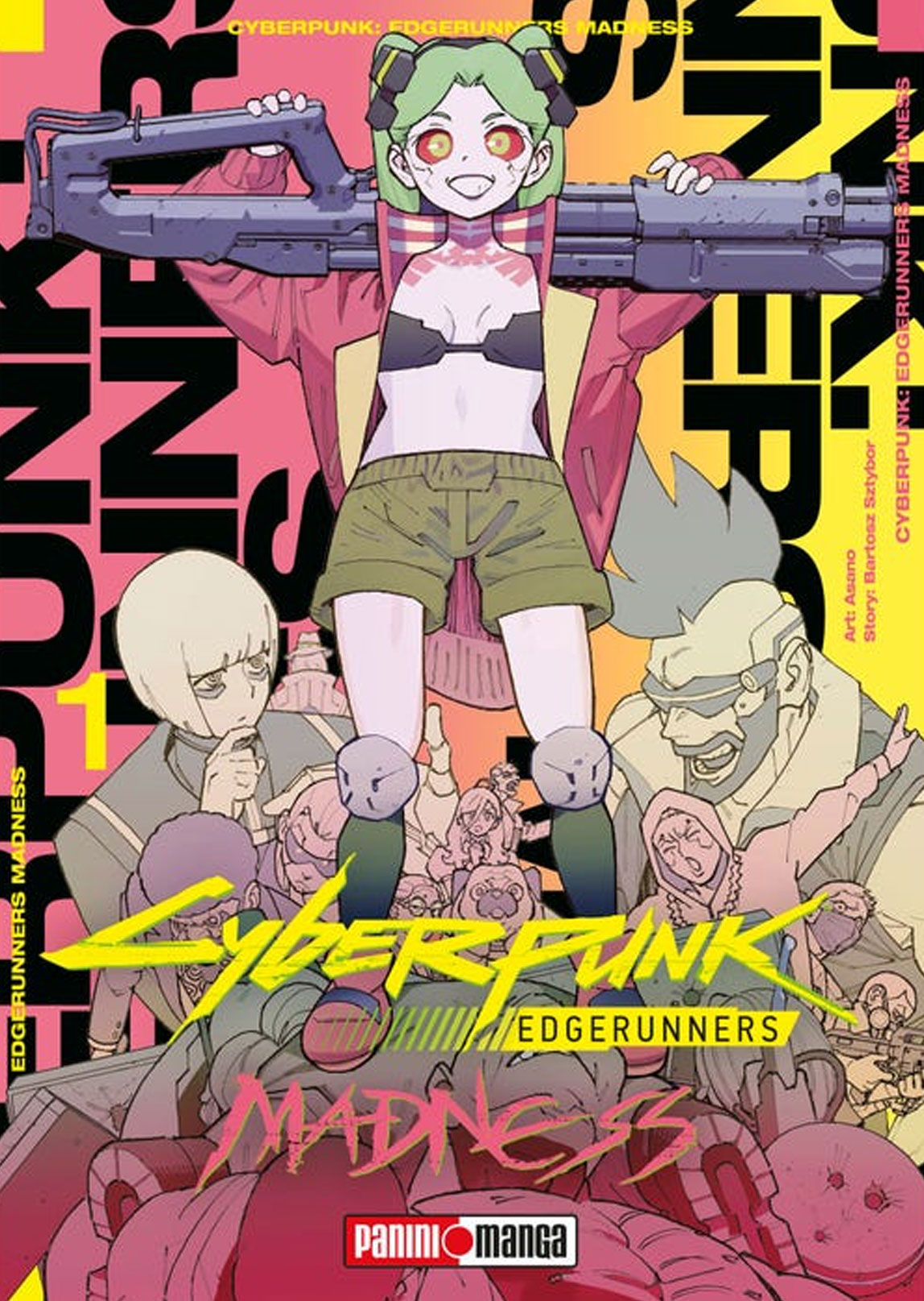 Cyberpunk Edgerunners Madness Tomo 01 Manga Español Panini