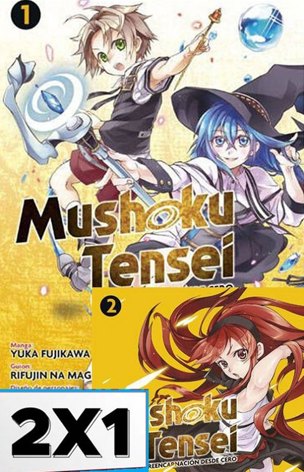 Mushoku Tensei Tomo 01 y 02 Manga Español Panini