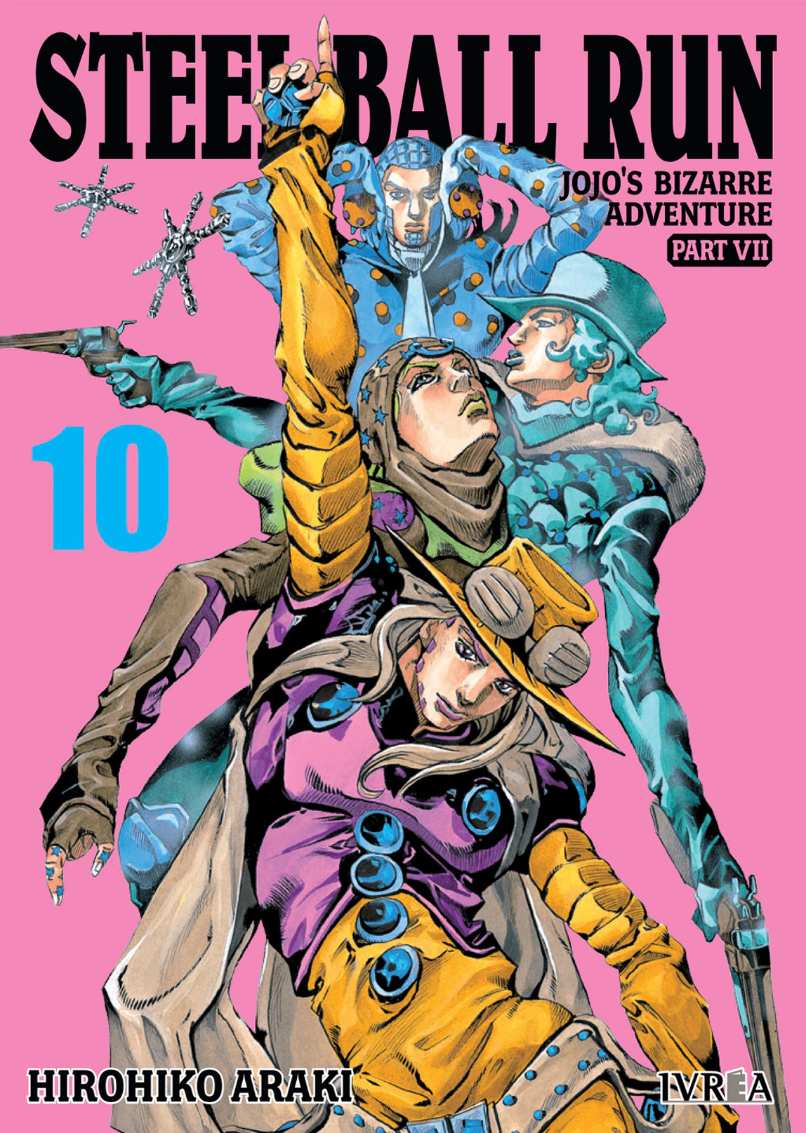 JoJo's Bizarre Adventure Parte 7: Steel Ball Run Tomo 10 Manga Español Ivrea