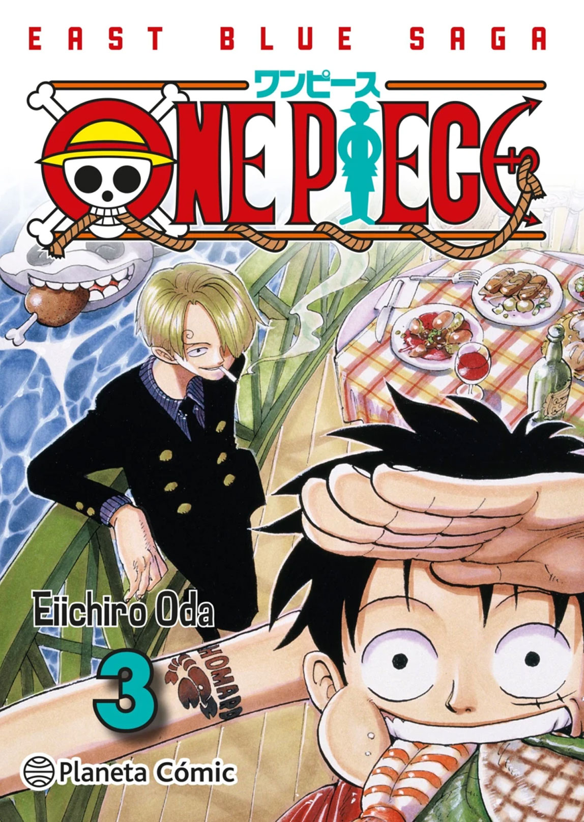 One Piece Tomo 03 3 en 1 Manga Español Planeta Cómic