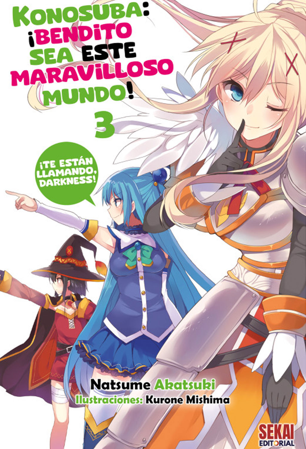 Konosuba Tomo 03 Novela Español Sekai