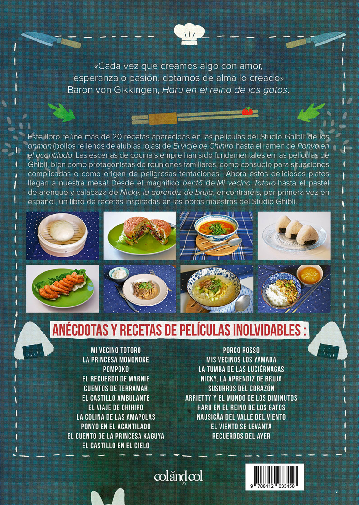 Las Recetas De Las Peliculas Del Studio Ghibli Libro Español Col&Col Ediciones - Imagen 2