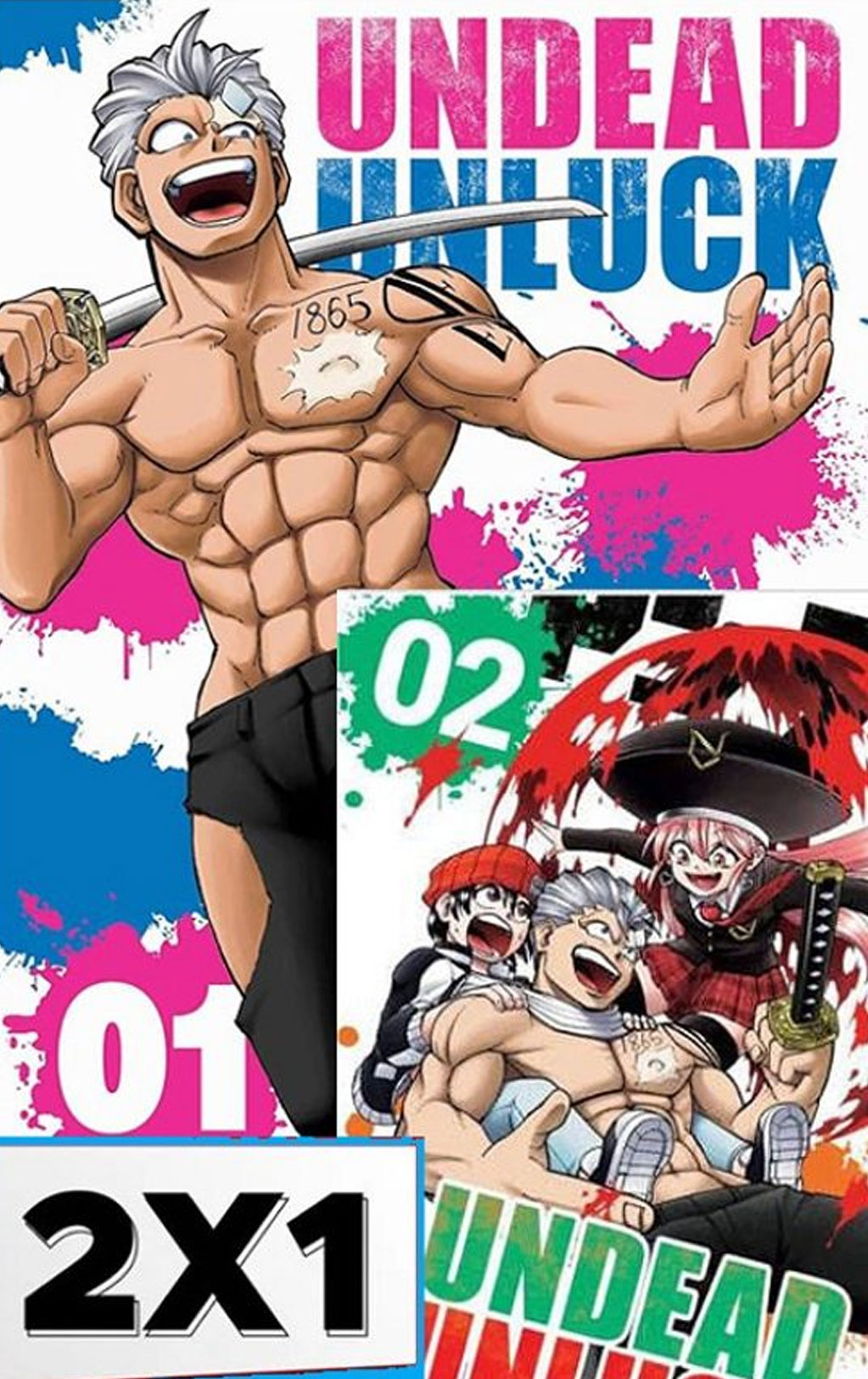 Undead Unluck Tomo 01 Y 02 Manga Español Panini