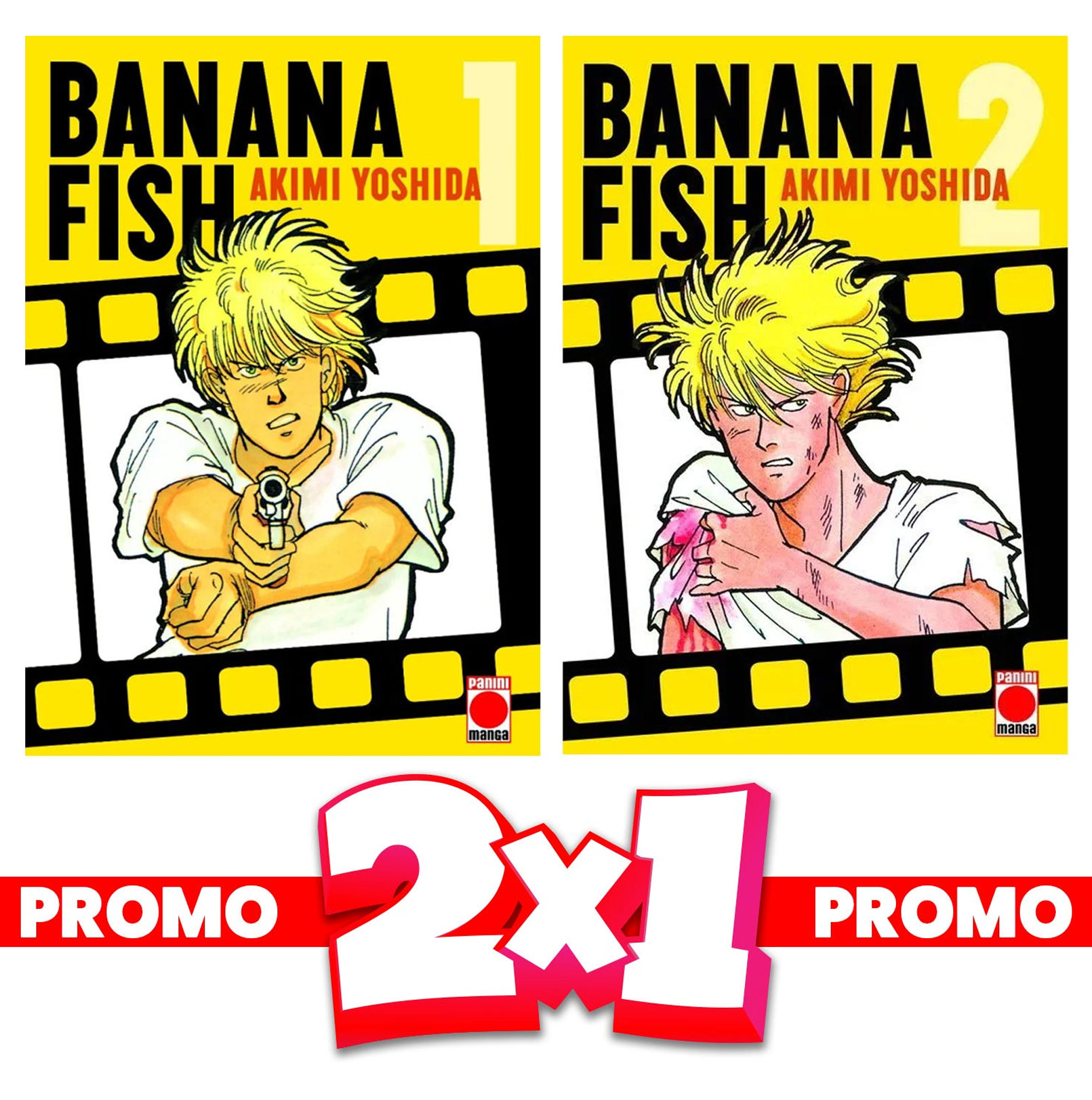 Banana Fish Tomos 01 Y 02 Mangas Español Panini